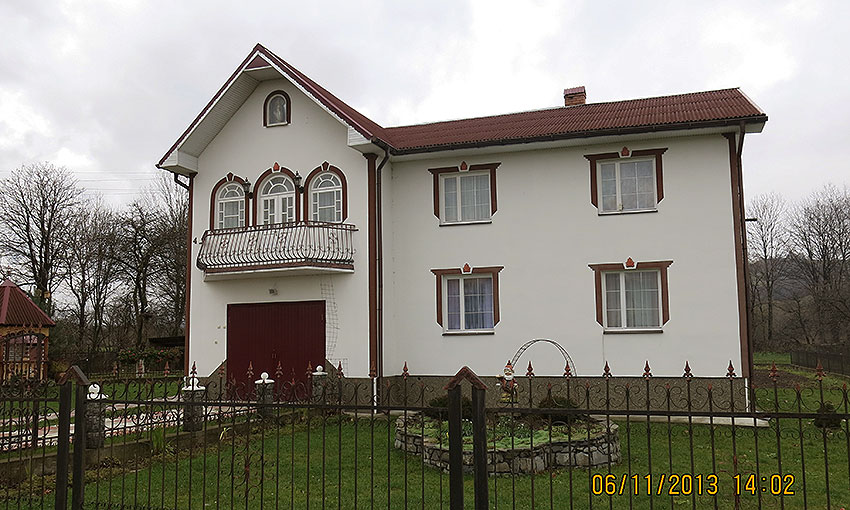 Ukraine house in village