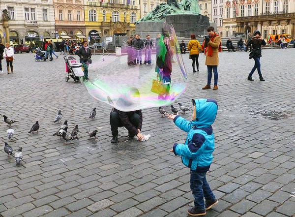 Пузыри в Праге